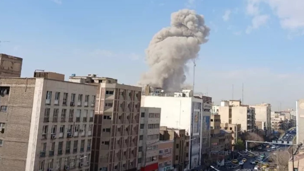 Bombardeos israelíes en Irán.