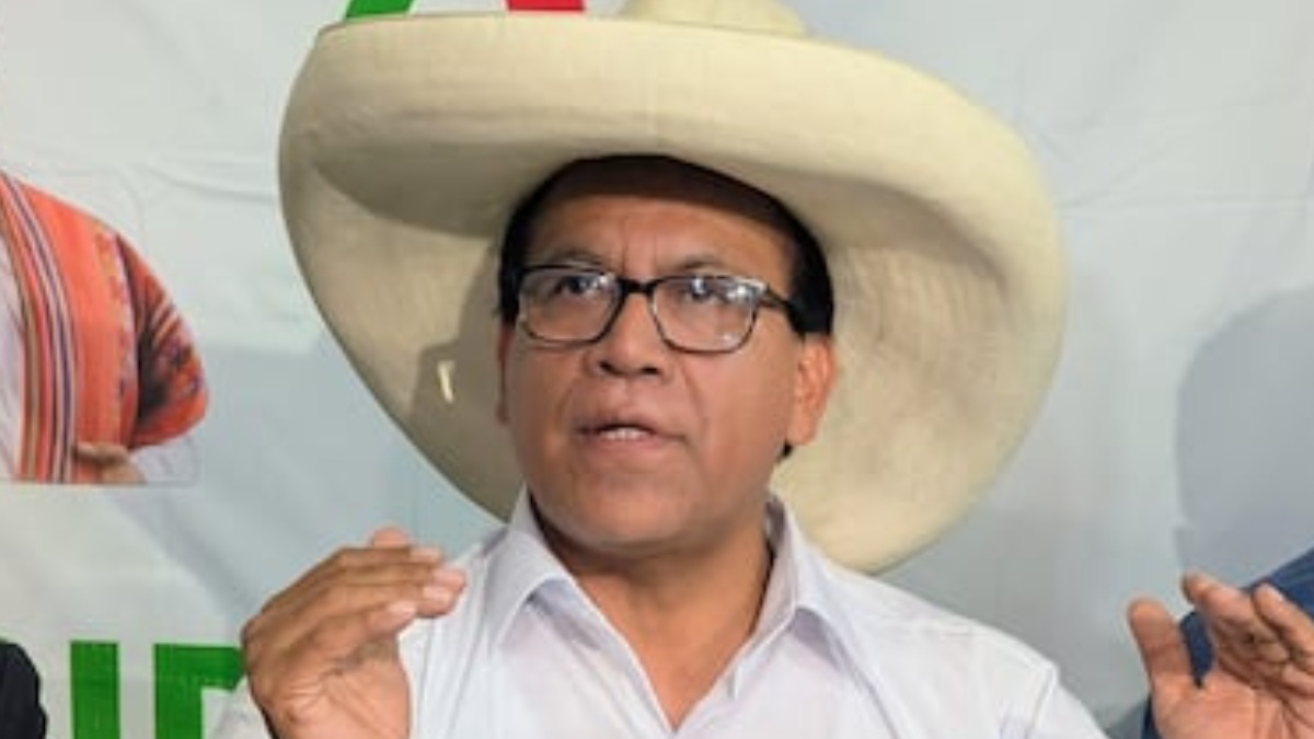 El candidato presidencial de Juntos por el Perú, Roberto Sánchez.