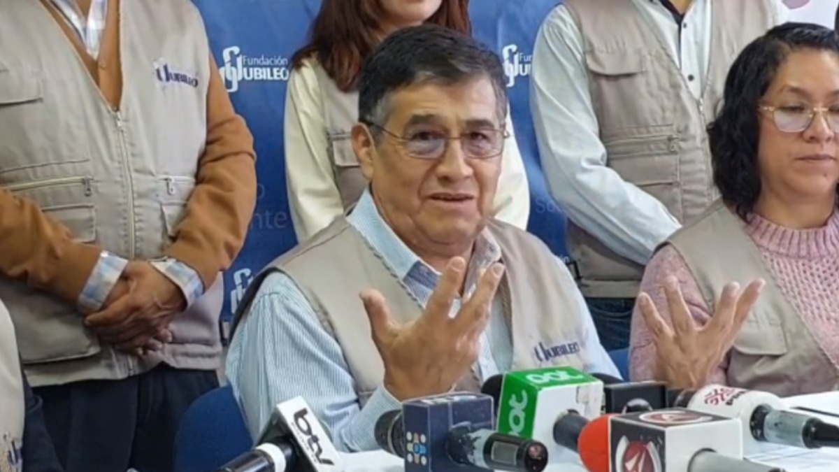El director de la Fundación Jubileo, Juan Carlos Núñez. Foto: Captura de video
