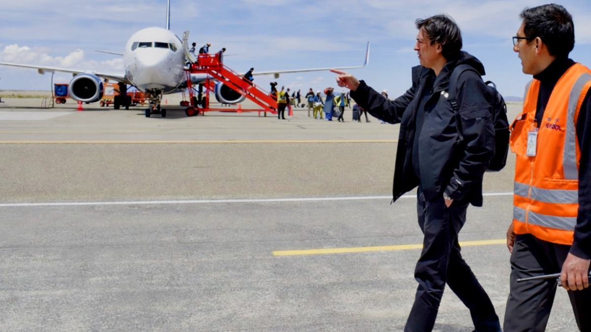 El ministro de Obras Públicas, Mauricio Zamora. Fotografía: Ministerio de OOPP.