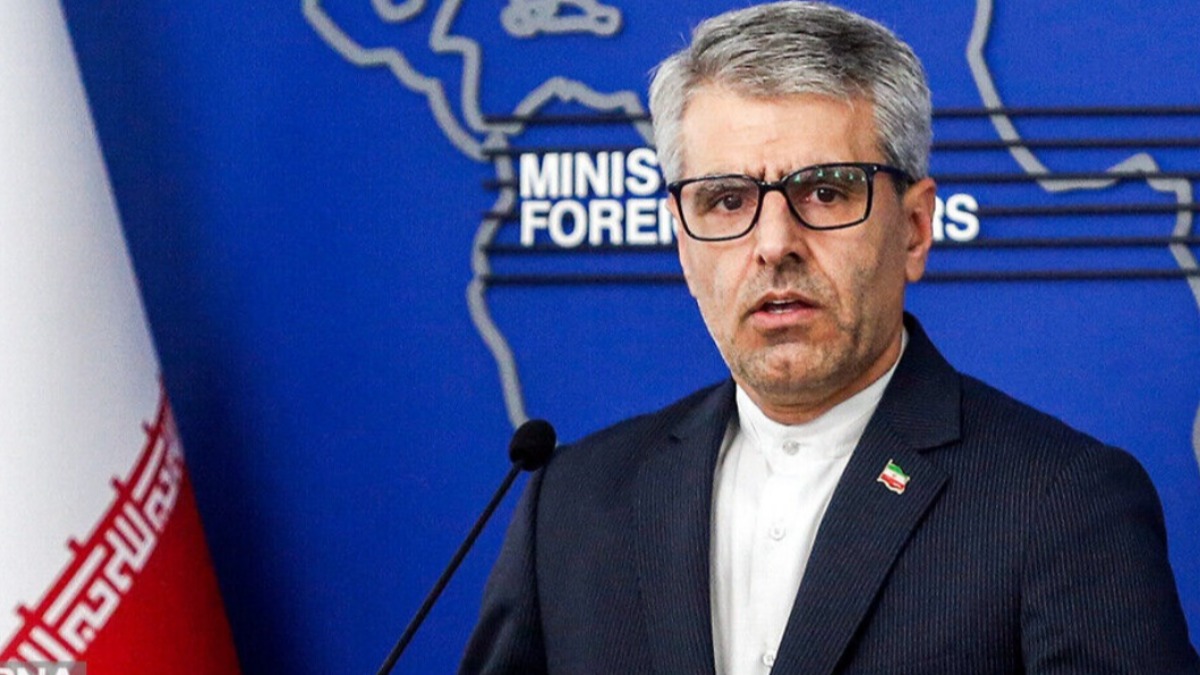 El portavoz del Ministerio de Exteriores iraní, Esmaeil Baqaei.