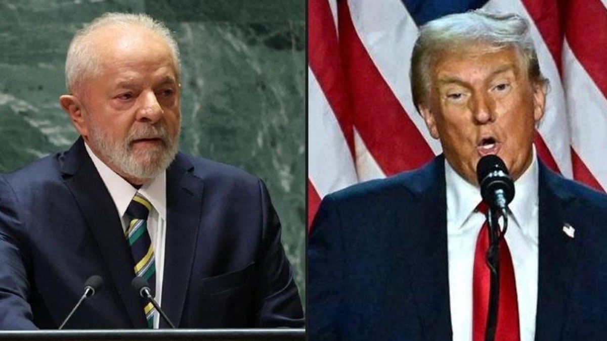 El presidente de Brasil, Lula da Silva, y su homólogo estadounidense, Donald Trump.