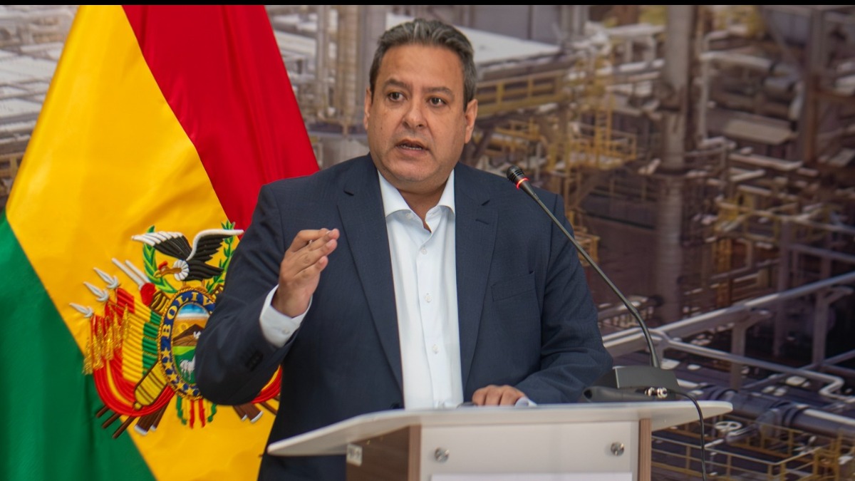 El presidente de la petrolera estatal YPFB, Sebastián Daroca. Fotografía YPFB