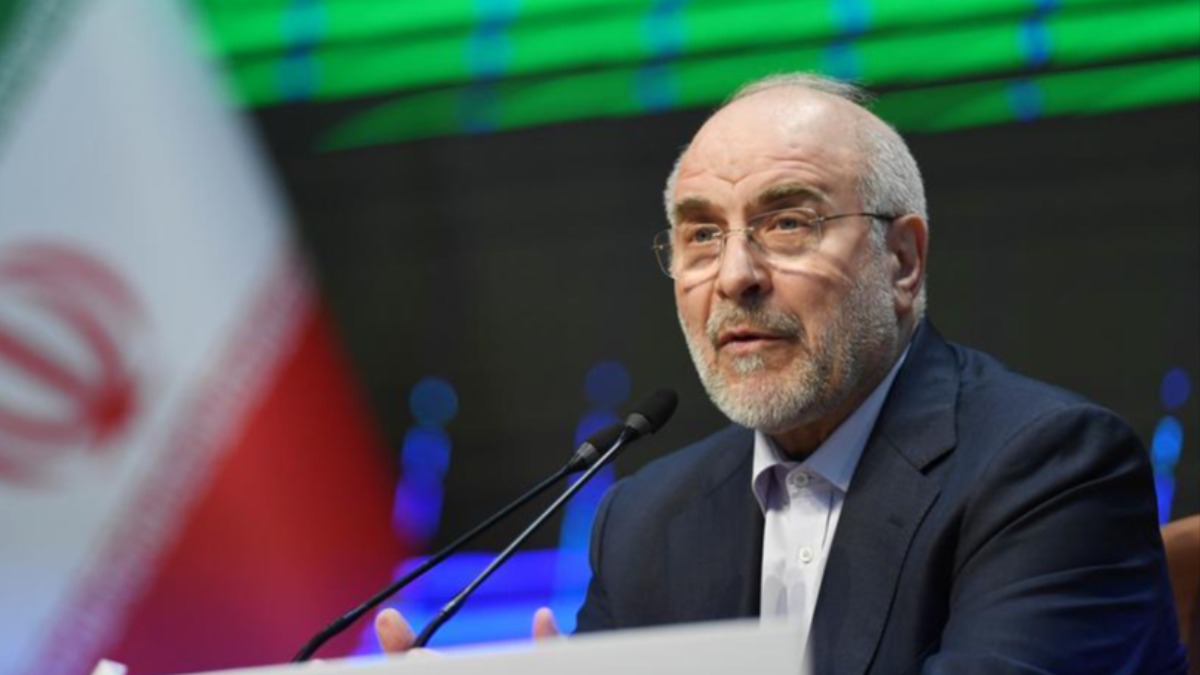 El presidente del Parlamento iraní, Mohamed Baqer. Qalibaf.