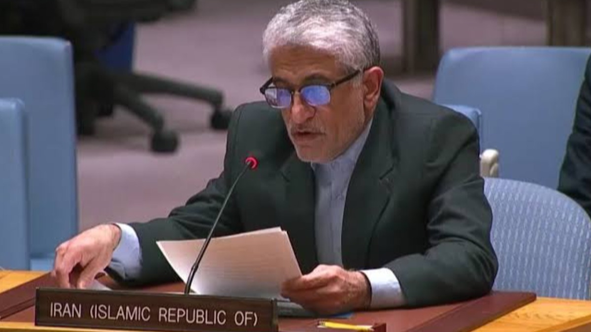 El representante permanente de Irán ante Naciones Unidas, Amir Saeid Iravani.