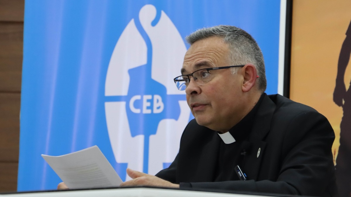 El secretario general adjunto de la CEB, padre Diego Plá. Foto: CEB