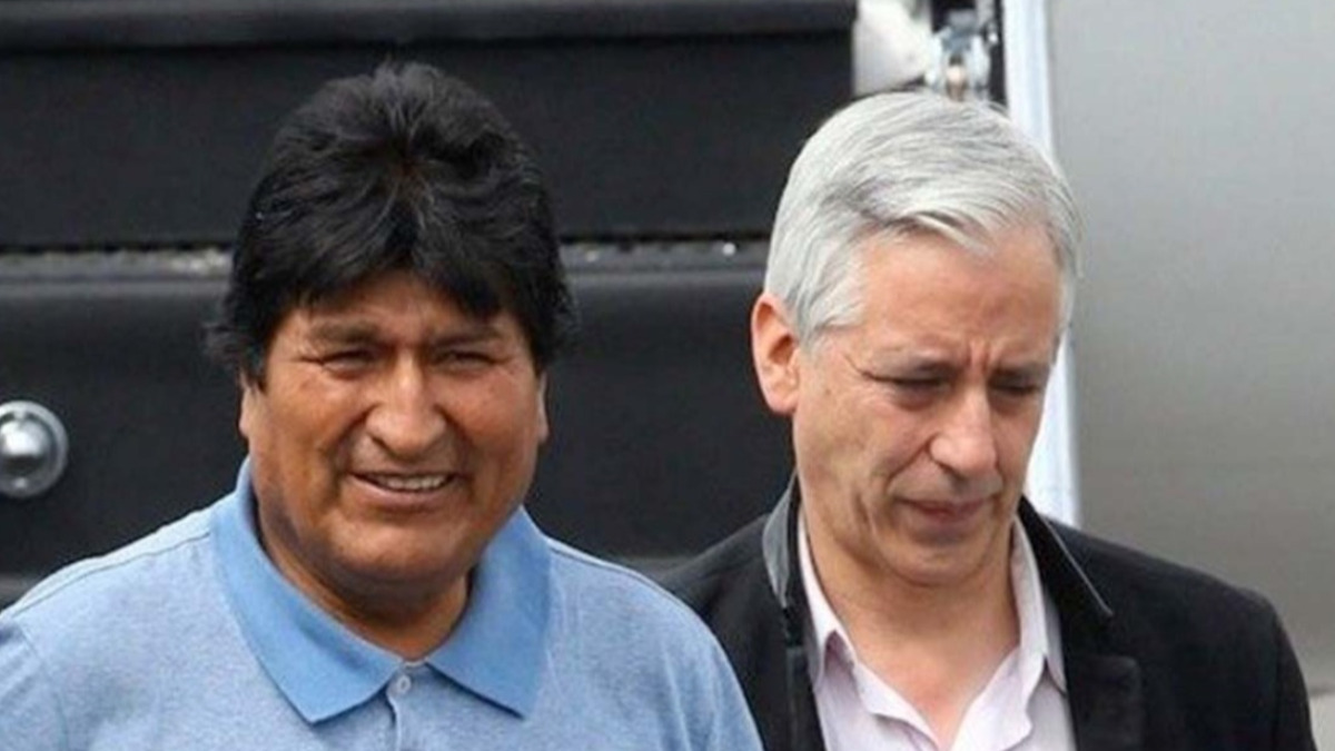 Evo Morales y Álvaro García Linera cuando eran gobierno. Foto: ANF