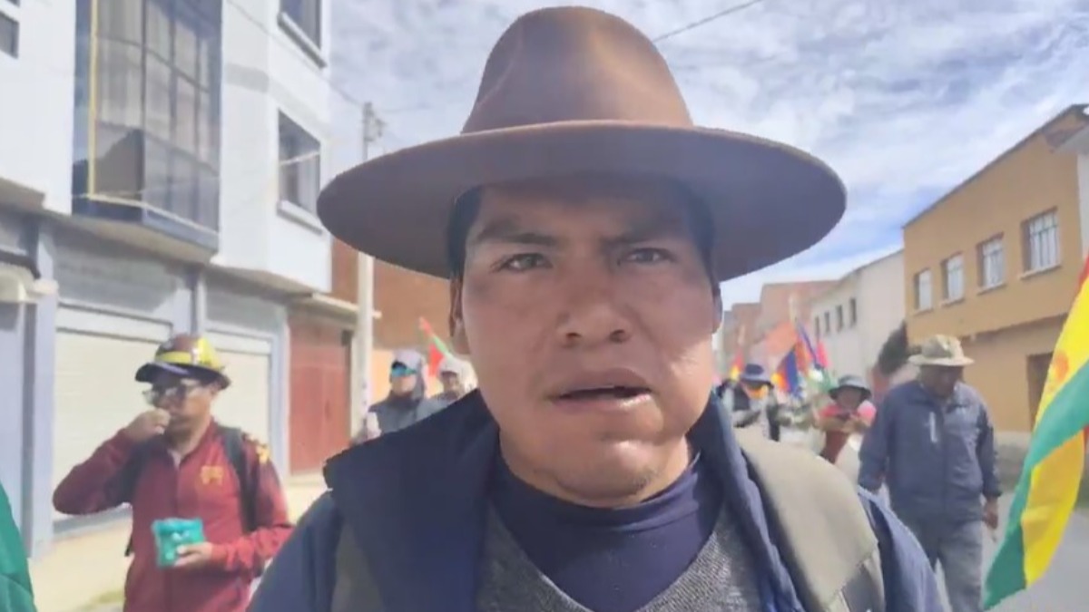 Excandidato a la gobernación de La Paz, René Yahuasi. Foto: Captura