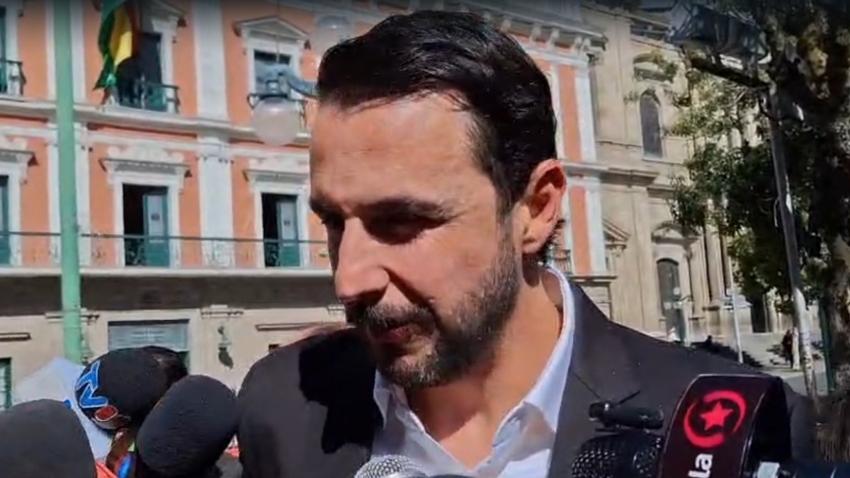 Juan Pablo Velasco, gobernador electo de Santa Cruz. Foto: Captura de video