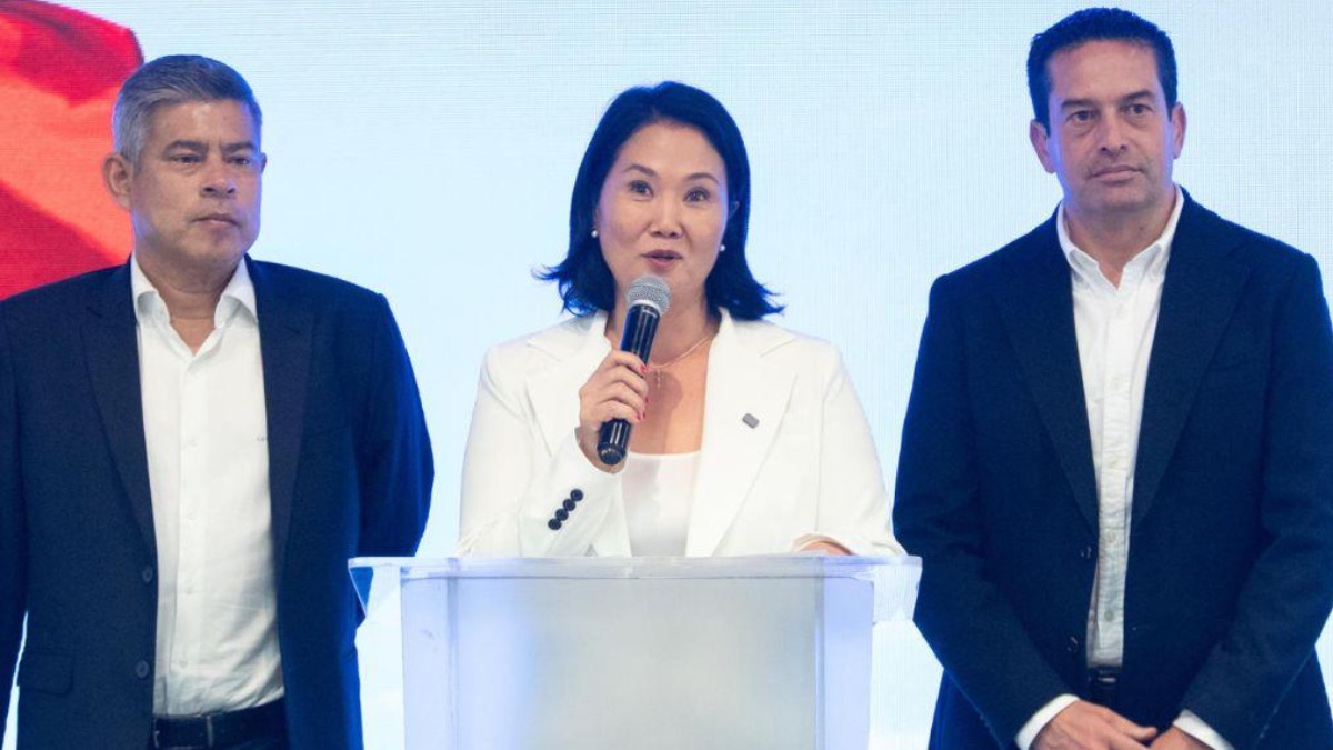 La candidata a la presidencia del Perú, Keiko Fujimori.