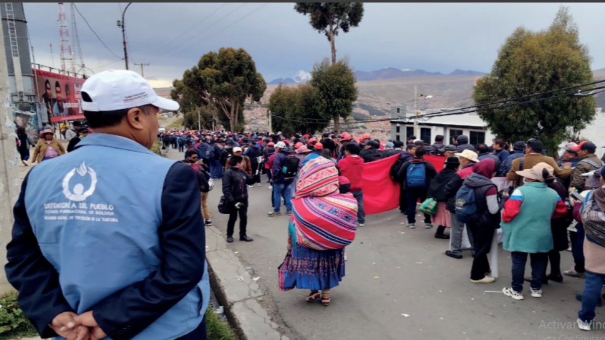 La Defensoría señala la expansión territorial de protestas y mayor uso de bloqueos como medida de presión. Foto: Defensoría del Pueblo