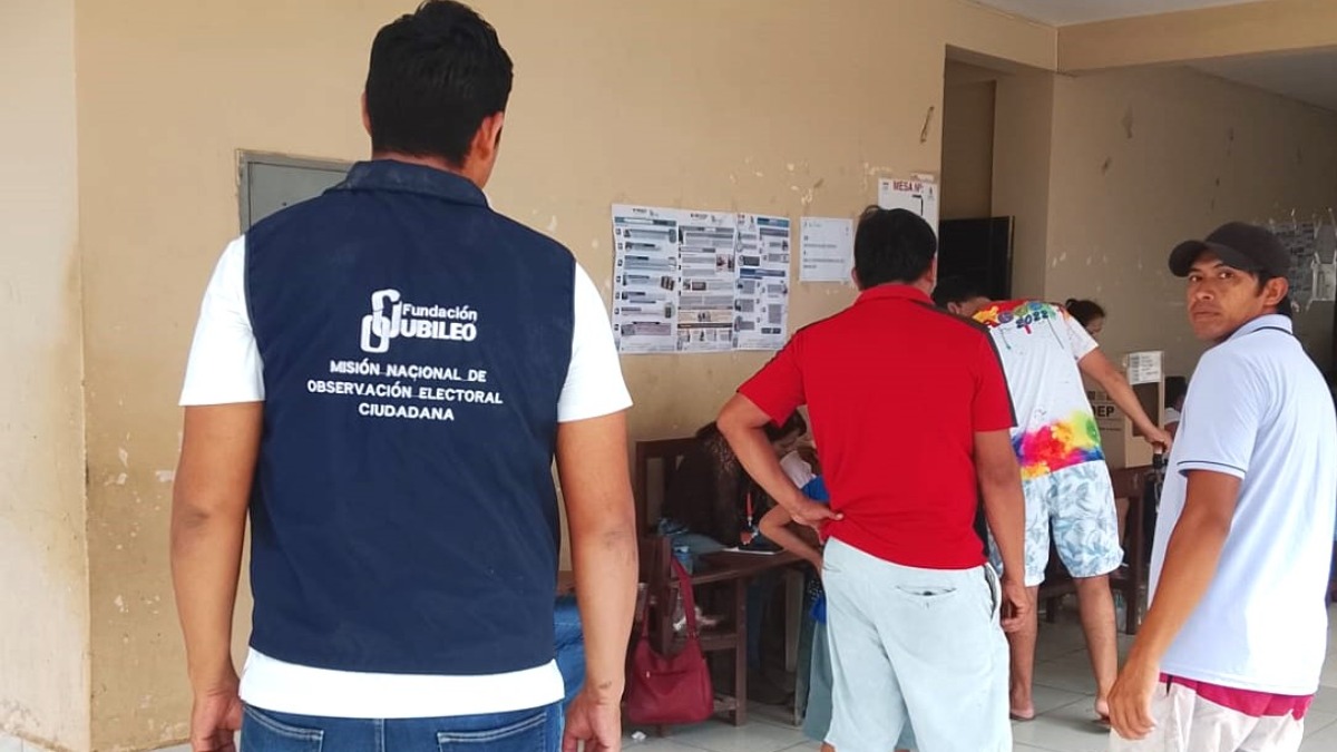 La MOE de la Fundación Jubileo realizó seguimiento a la jornada electoral. Foto: Fundación Jubileo