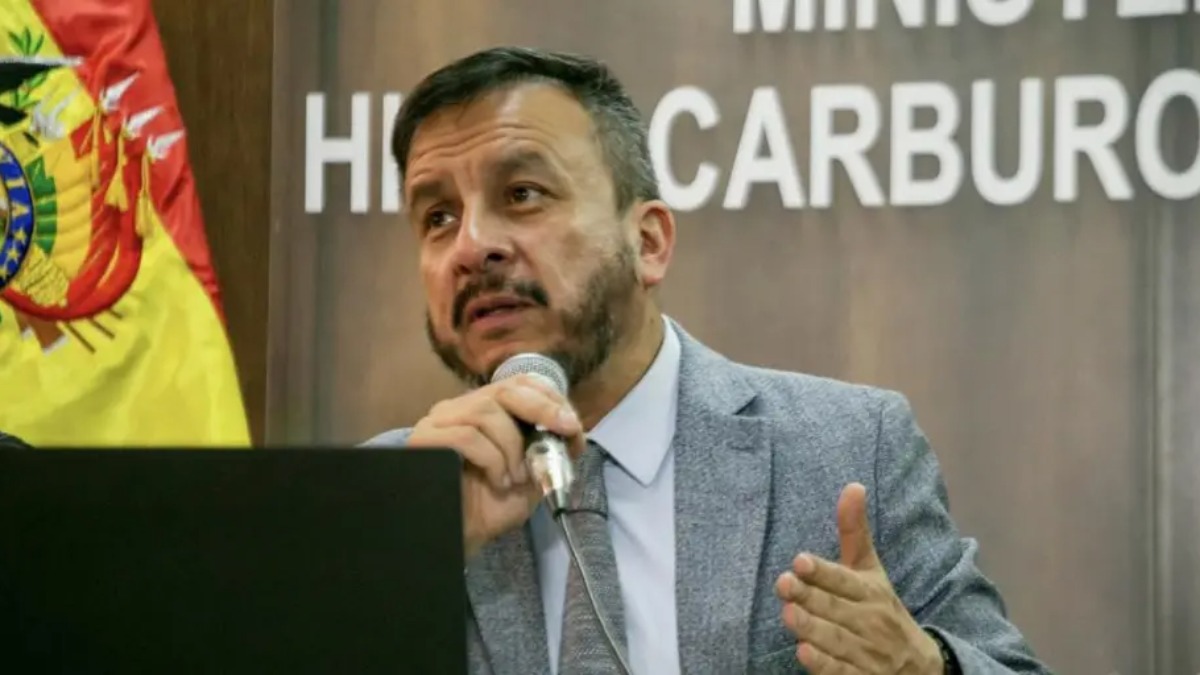 Ministro de Hidrocarburos, Mauricio Medinaceli. Foto: Internet