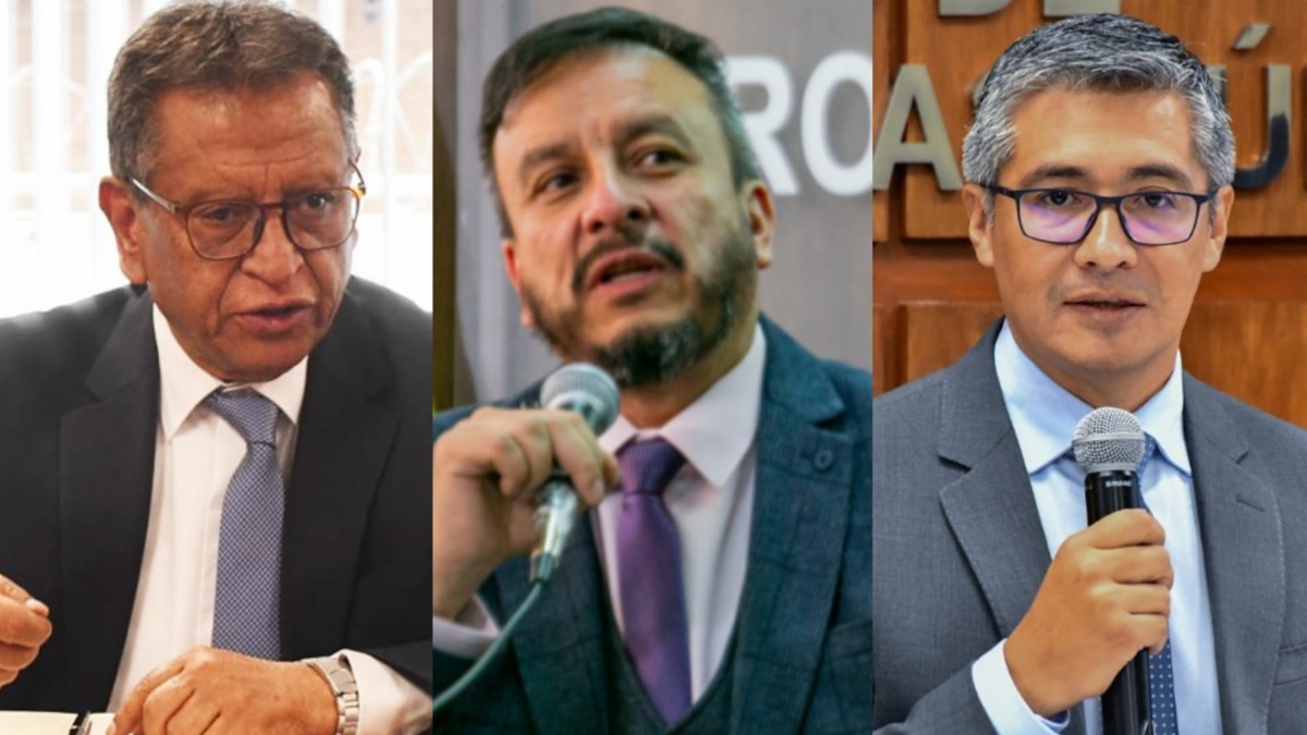 Ministros que pueden enfrentar una interpelación en la ALP. Foto: ANF