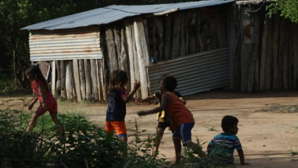 Niños del pueblo ayoreo. Foto: Mongabay