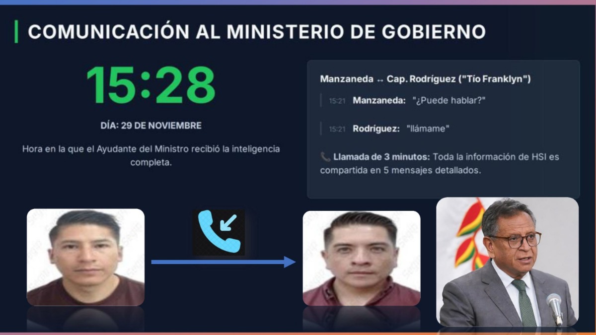 Presentación que hizo el Vicepresidente de Bolivia, Edmand Lara.