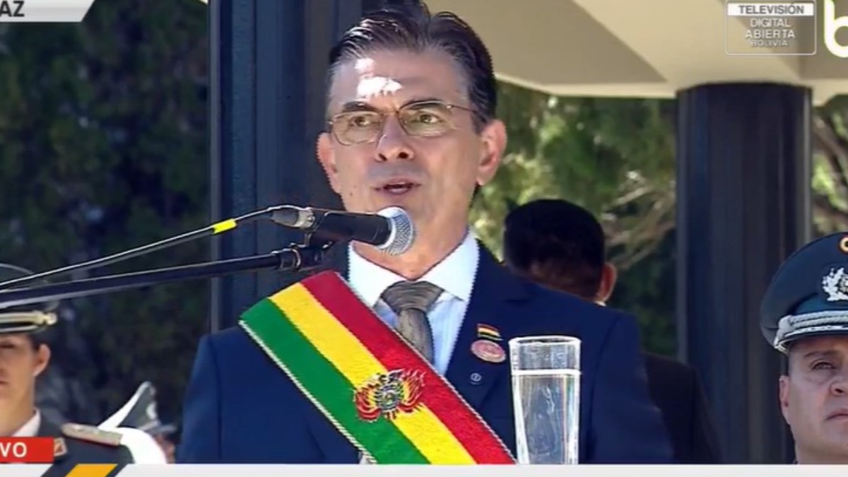 Presidente Rodrigo Paz. Foto: Captura