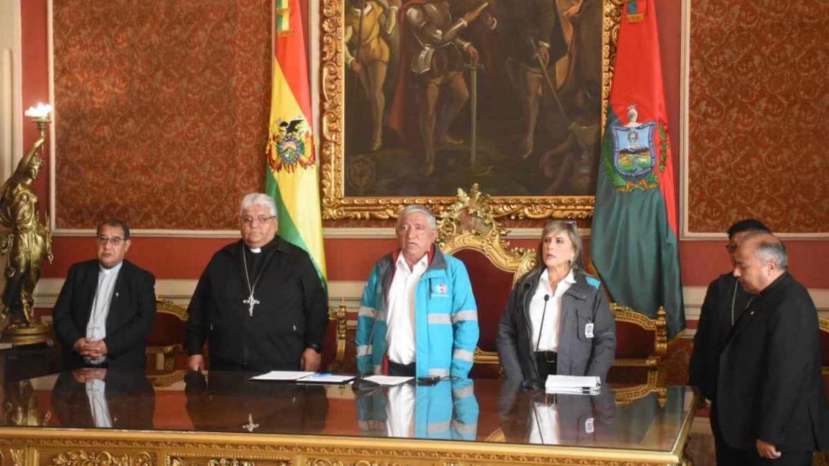 Promulgación de la Ley 619 de Exención y Condonación de Impuestos en La Paz. Foto: AMUN