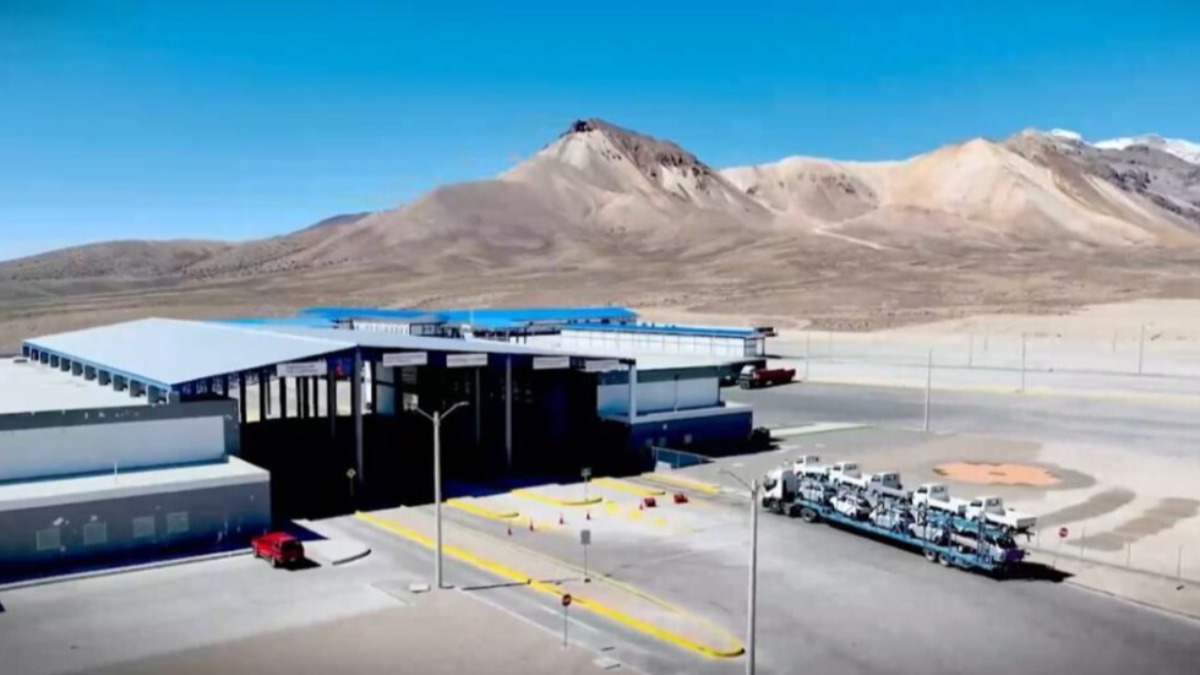 Punto fronterizo de Tambo Quemado, en el departamento de Oruro. Foto: RRSS