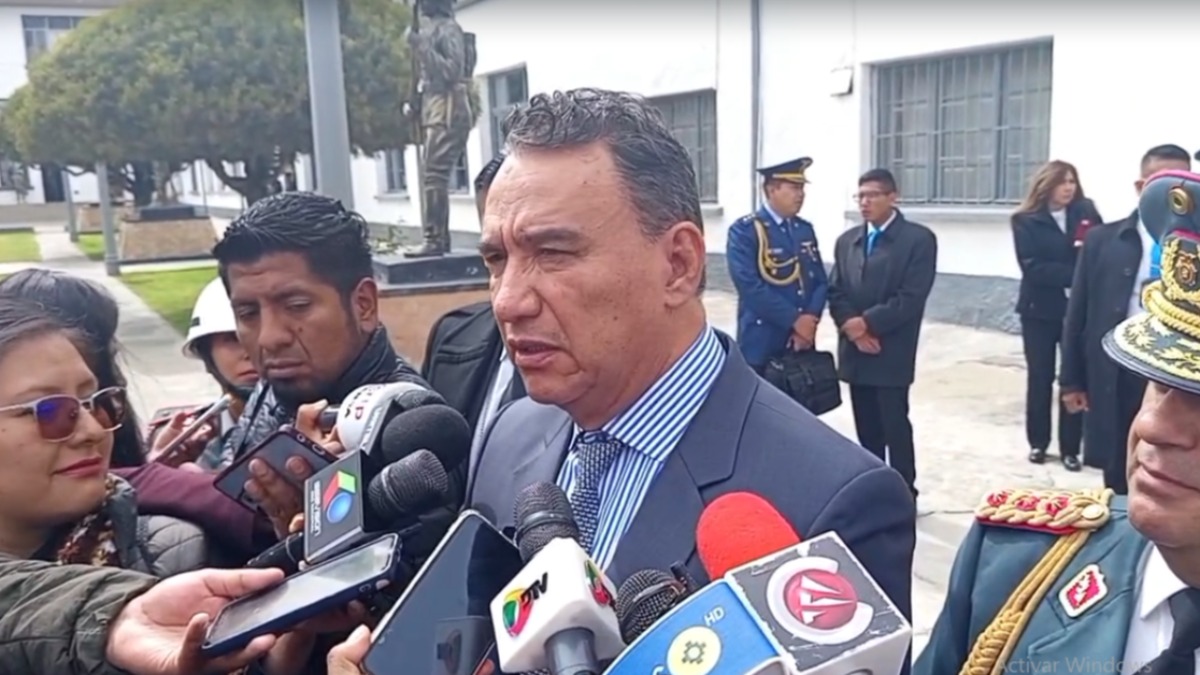 Raúl Marcelo Salinas, ministro de Defensa. Foto: Captura de video