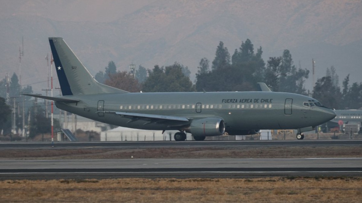 Uno de los aviones Boeing 737 de la Fuerza Aérea de Chile (FACh). Foto: Internet