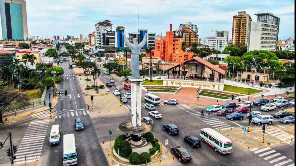 Vista panóramica de la ciudad de Santa Cruz. Foto: RRSS