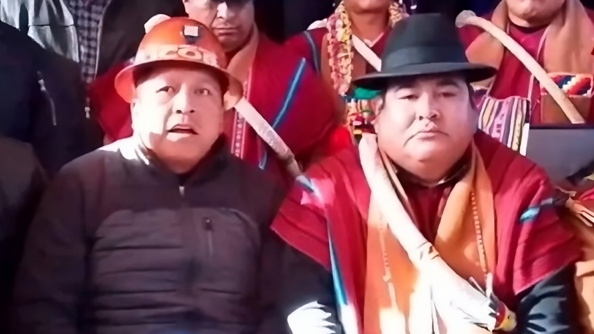 Argollo y Salazar en una anterior declaración a los medios. Foto: captura video