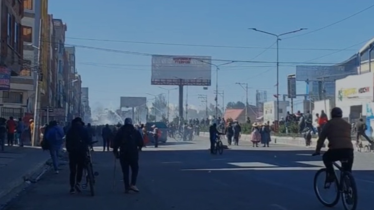 Bloqueos en El Alto