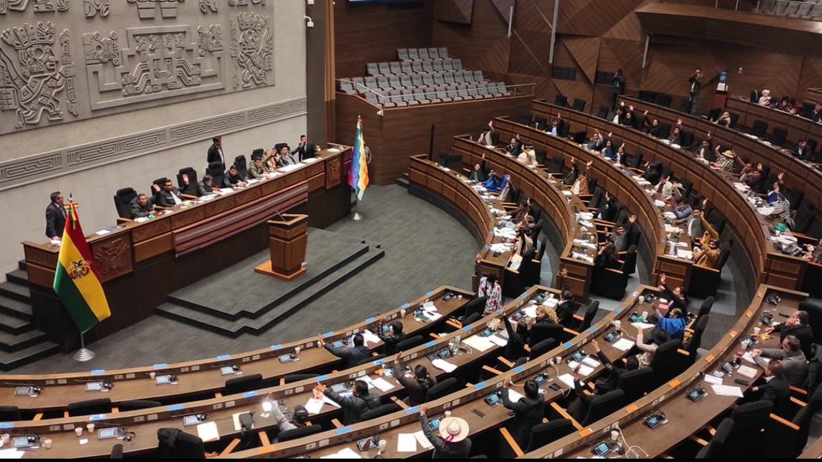 Cámara de Diputados en Bolivia. Foto: Cámara Baja