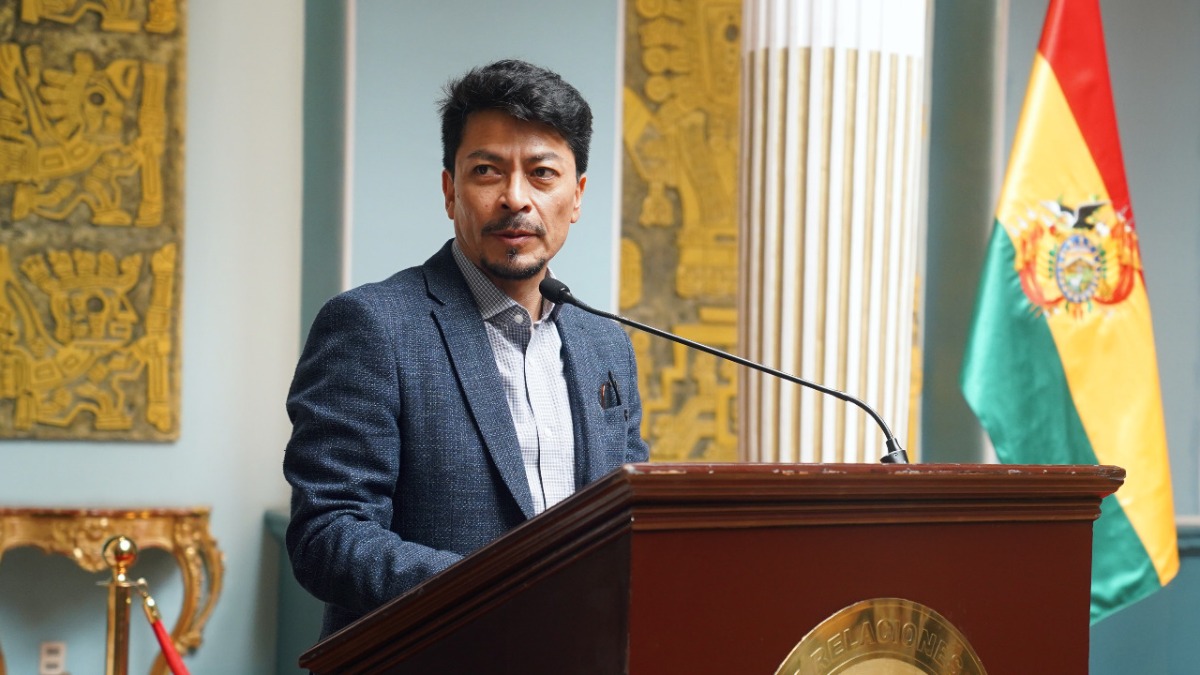 Canciller Fernando Aramayo. Foto: Ministerio de Relaciones Exteriores