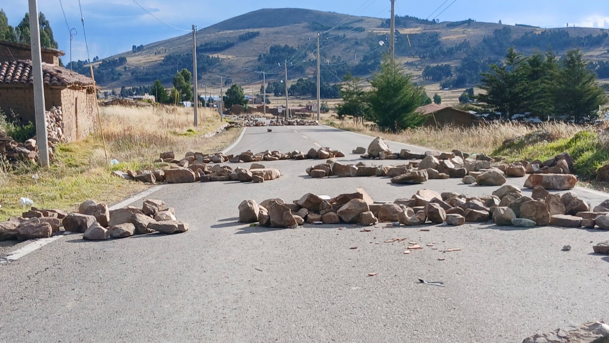 Carretera bloqueada. Foto: RKC