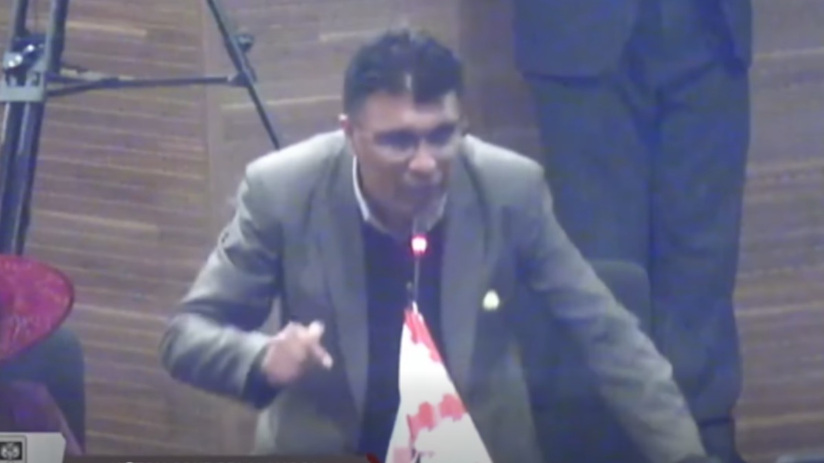 Cruce de acusaciones en la ALP tras polémica intervención de Nilton Condori. Foto: Captura de video