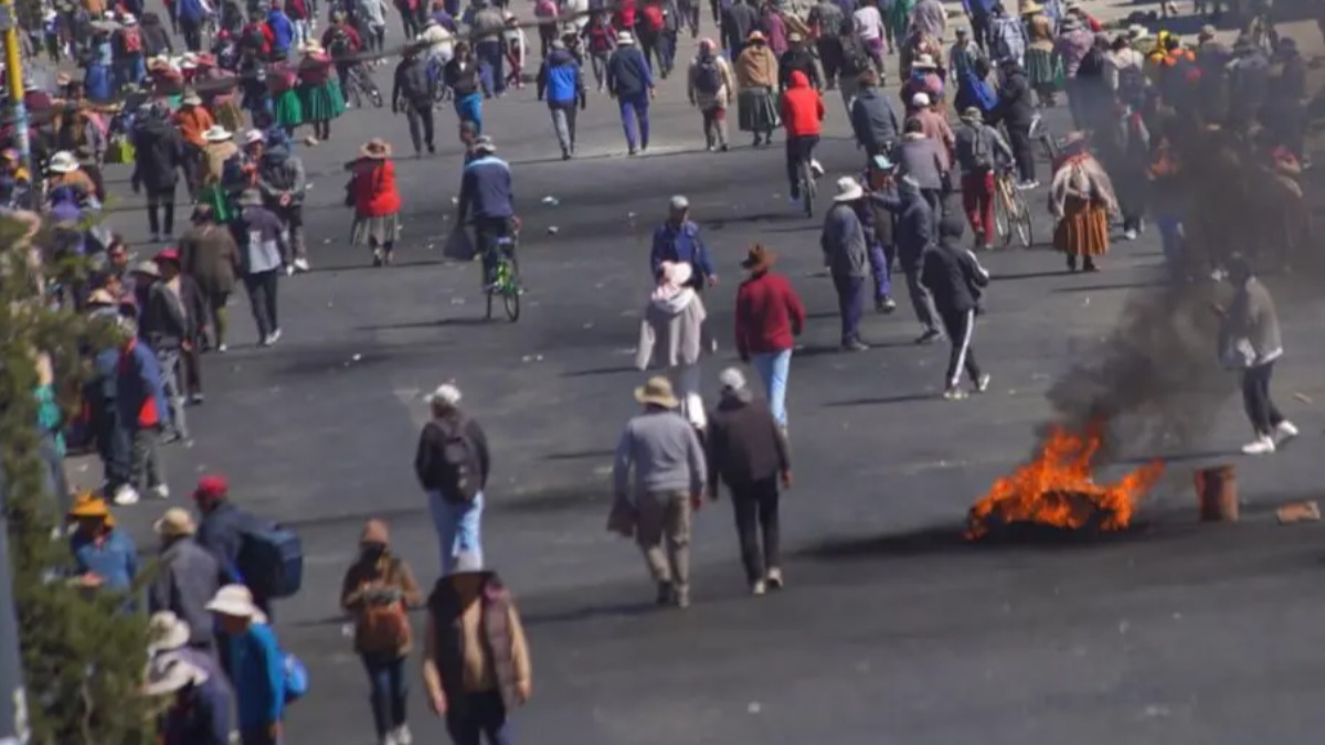 Desde hace tres semanas se registran conflictos sociales en el país. Foto: Internet