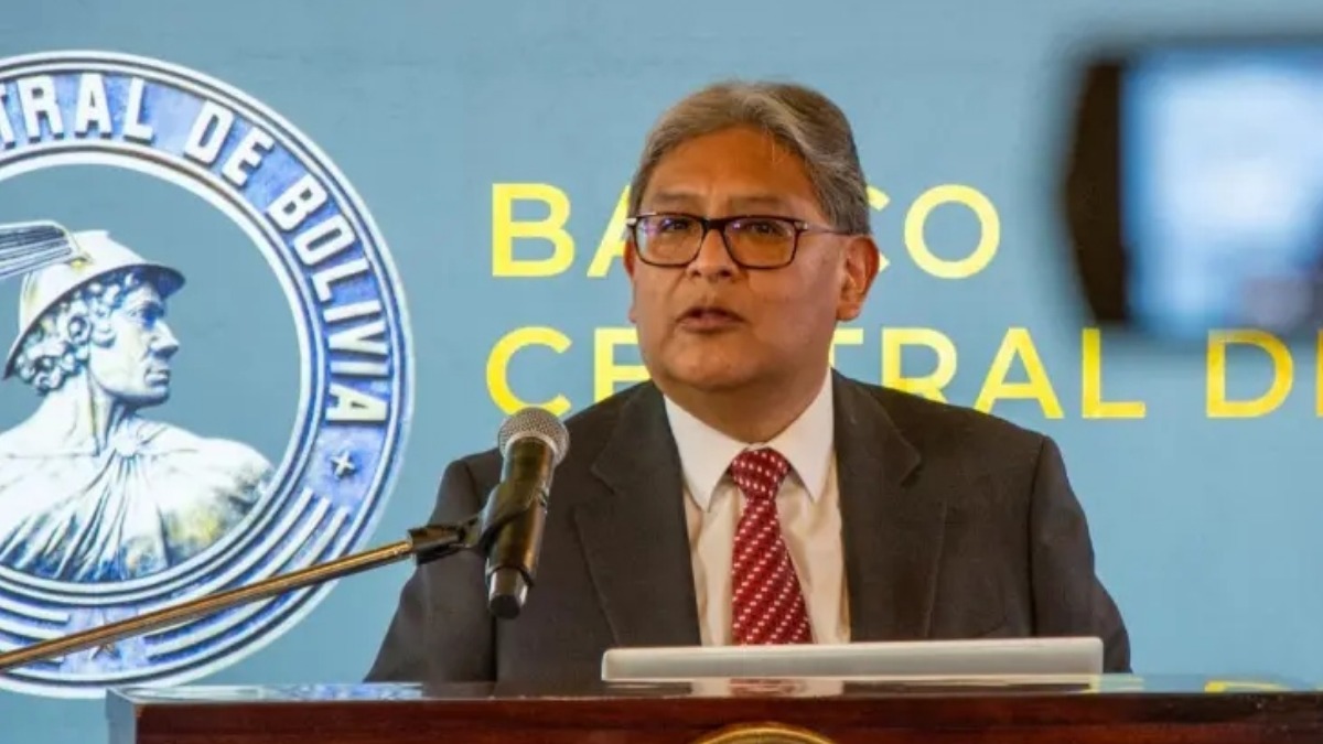 Edwin Rojas, expresidente del BCB. Foto :BCB