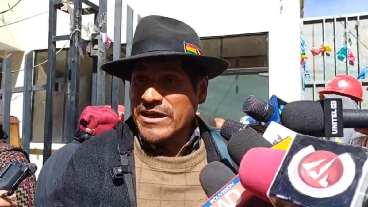 El dirigente de la CSUTCB, Severo Marca.