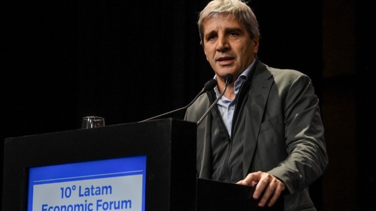El ministro de Economía de Argentina, Luis Caputo.