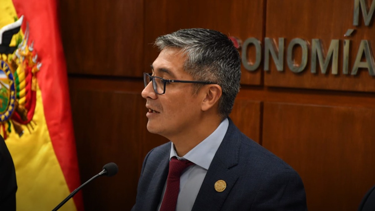 El ministro de Economía, José Gabriel Espinoza. Foto: Min. de Economía