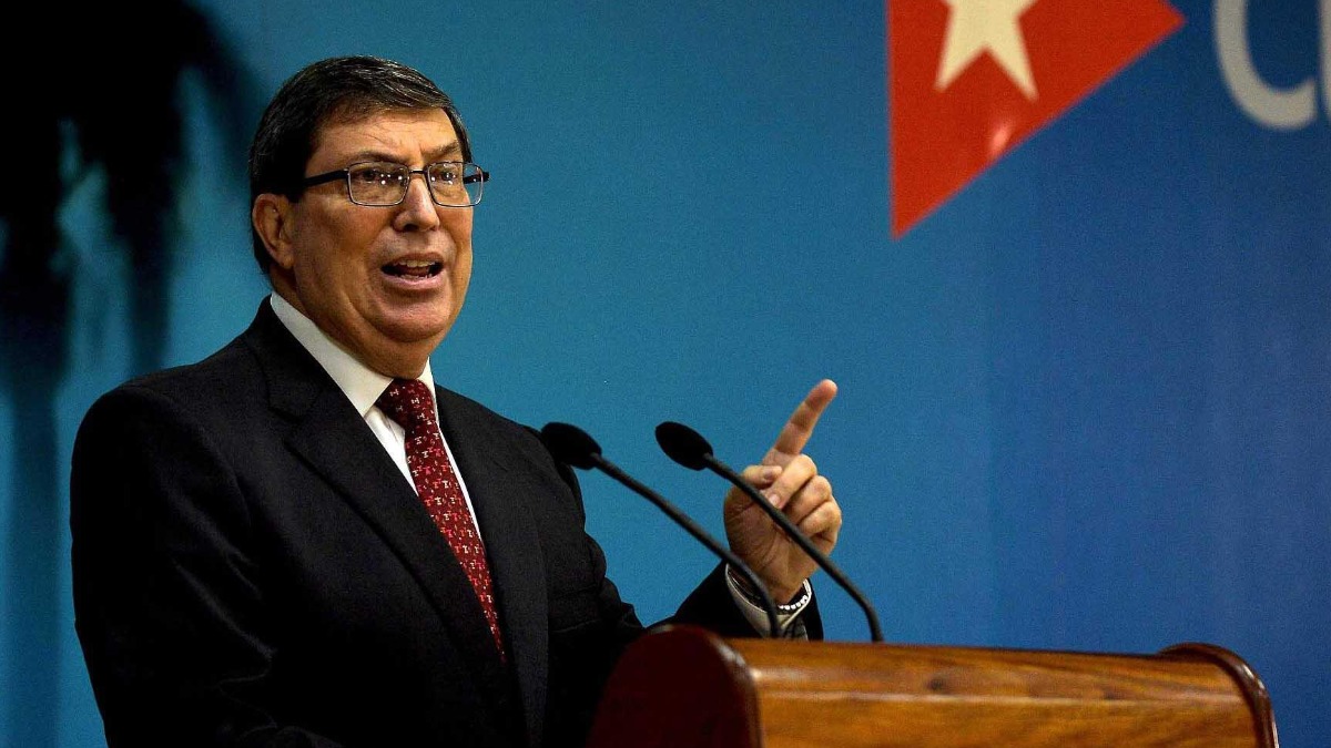 El ministro de Exteriores cubano, Bruno Rodríguez.