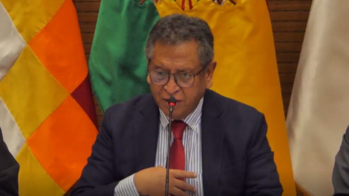 El ministro de Gobierno, Marco Antonio Oviedo.