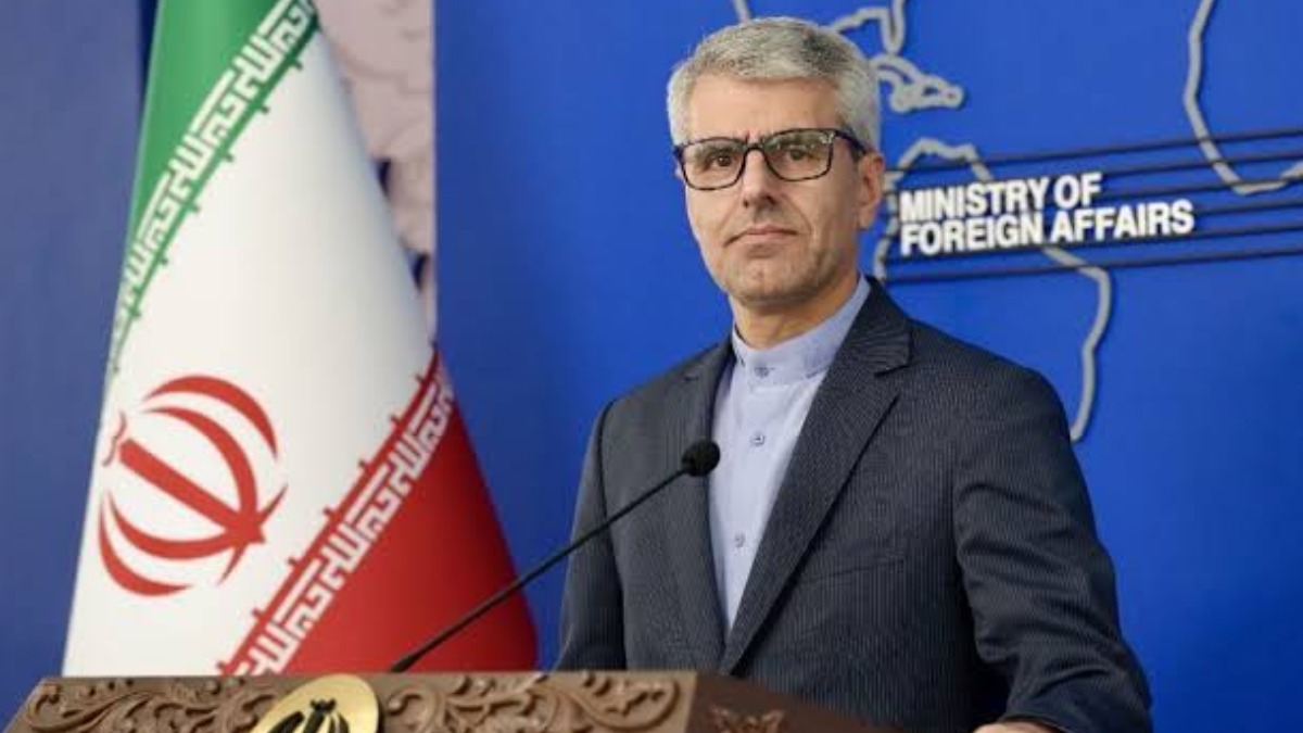 El portavoz del Ministerio de Exteriores iraní, Esmaeil Baqaei.