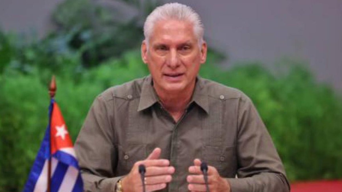 El presidente de Cuba, Miguel Díaz-Canel.