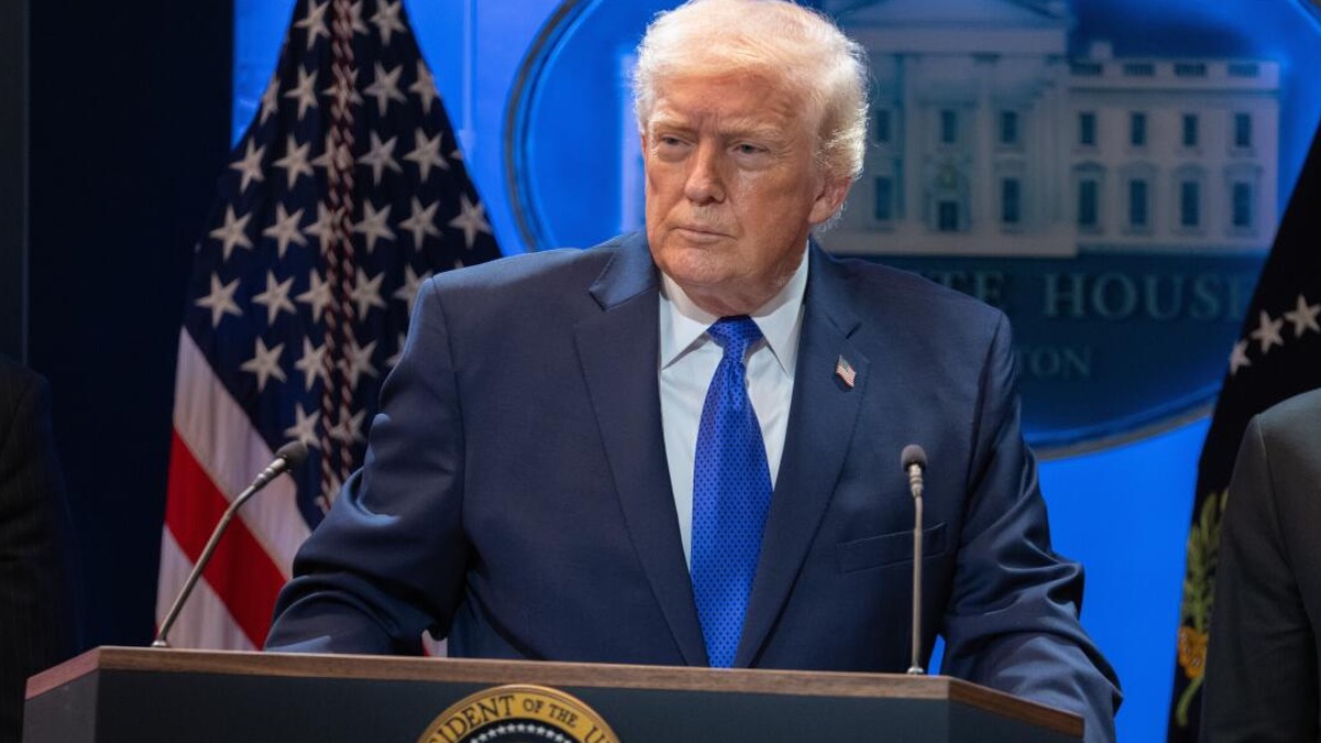 El presidente de Estados Unidos, Donald Trump.