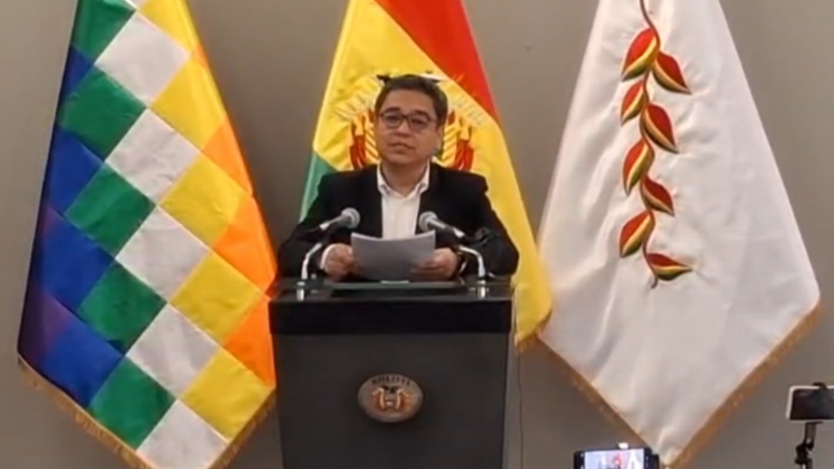 El vocero presidencial, José Luis Gálvez. Foto: Captura de video