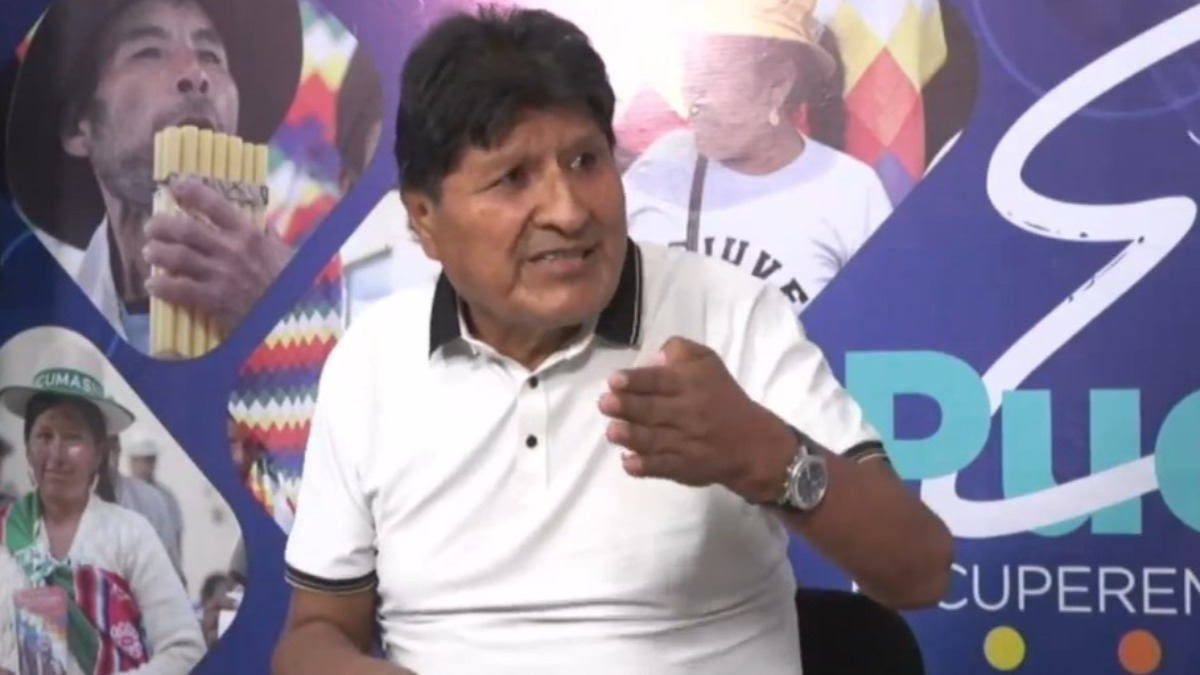 Expresidente Evo Morales. Foto: Captura