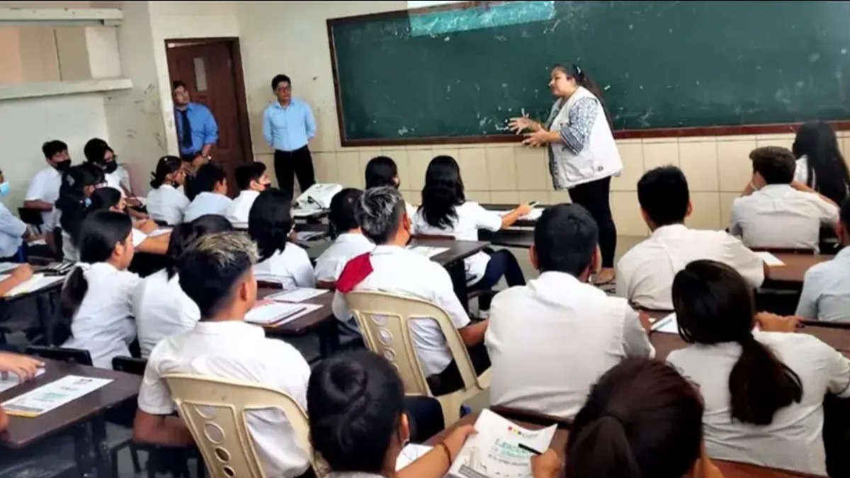 Foto referencial: salón de clases