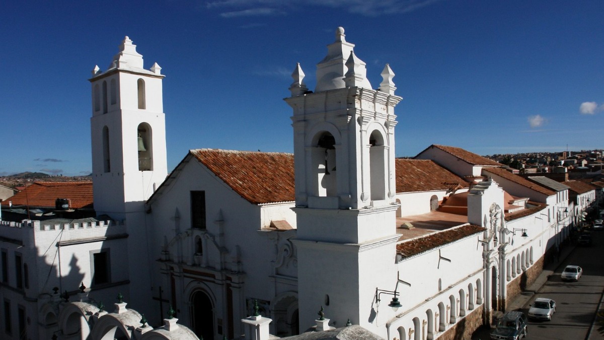La campana de la libertad en la iglesia de San Francisco, Sucre. Foto: internet