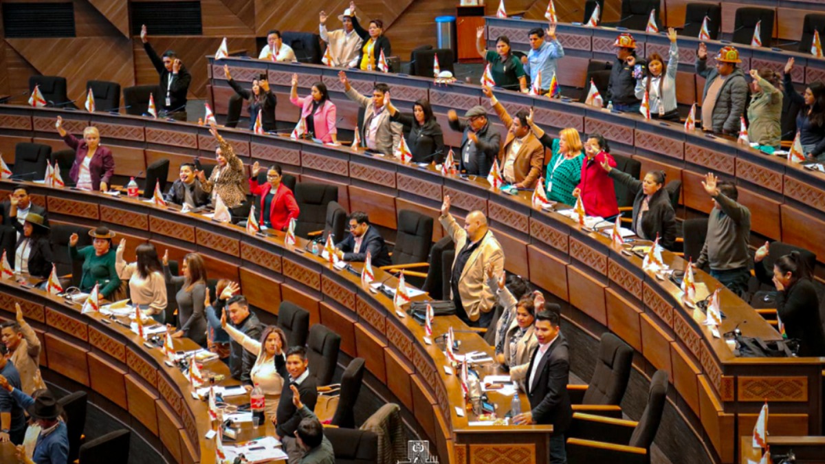 La sesión de la Cámara de Diputados donde se trató la Ley 1720. Foto: Diputados