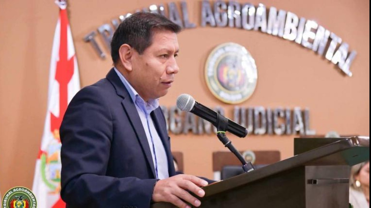 Magistrado decano del Tribunal Agroambiental, Víctor Hugo Claure. Foto: Internet