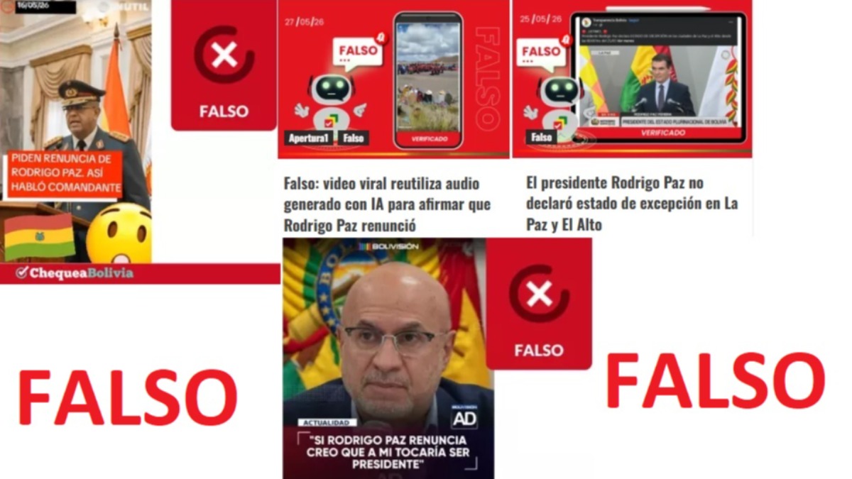 Plataformas de verificación detectaron campañas de desinformación política en el desarrollo de las movilizaciones.