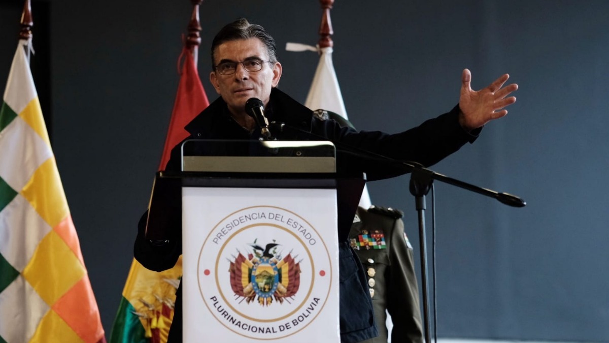 Rodrigo Paz, presidente de Bolivia, en la inauguración del Consejo Económico y Social. Foto: Oficina del Presidente